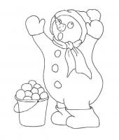  dessin à imprimer bonhomme-de-neige-6