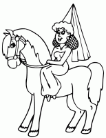  coloriage à dessiner chevaux058