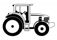  coloriage à dessiner tracteur-ferme-coloriage-0