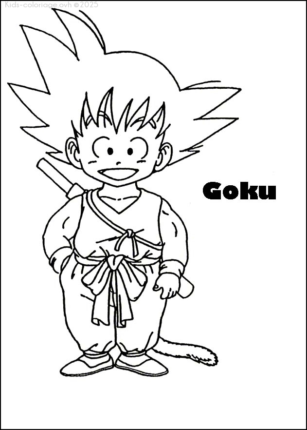 Coloriage à imprimer dragonballz28