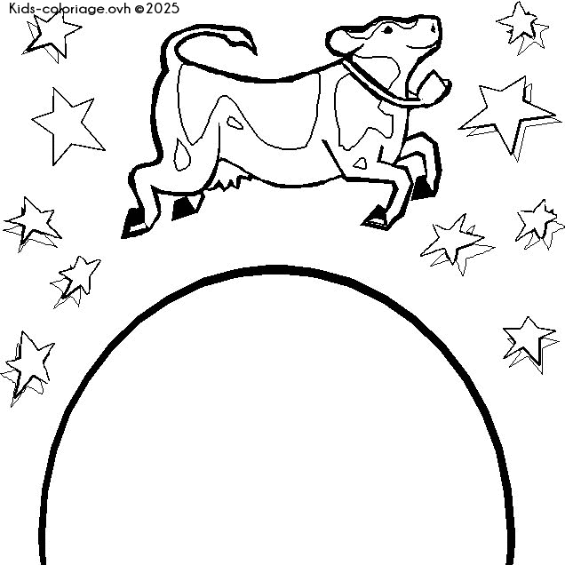 Coloriage à imprimer vache2