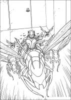  dessin coloriage ant-man-14