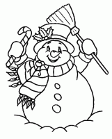  coloriage à dessiner bonhomme-de-neige-16