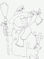  dessin à imprimer bonhomme-de-neige-17