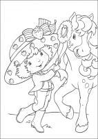  dessin en ligne charlotte-aux-fraises-cheval