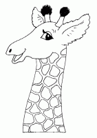  dessin à imprimer girafe-1