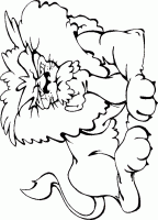 coloriage à dessiner lion-11
