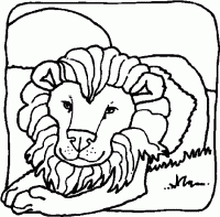  dessin à imprimer lion-4