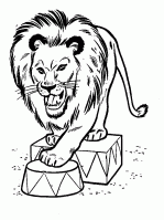  dessin à colorier lion-5