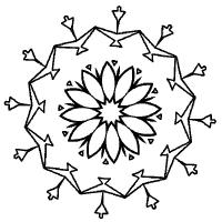  dessin coloriage mandala-kaleidoscope-105