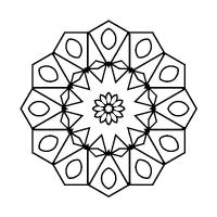  coloriage à imprimer mandala-kaleidoscope-16