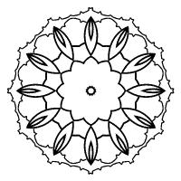  dessin à colorier mandala-kaleidoscope-64