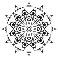  dessin à colorier mandala-kaleidoscope-80
