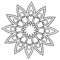 dessin à colorier mandala-kaleidoscope-9