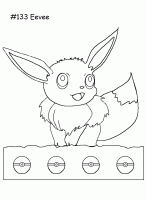  dessin à imprimer pokemon-eevee