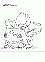  coloriage à imprimer pokemon-ivysaur
