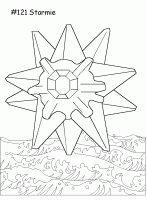  coloriage à dessiner pokemon-starmie