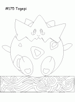  coloriage à dessiner pokemon-tagepi