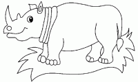  dessin à colorier rhinoceros-6