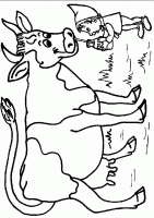  dessin coloriage vache-11