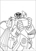  dessin à colorier wall-e-robot