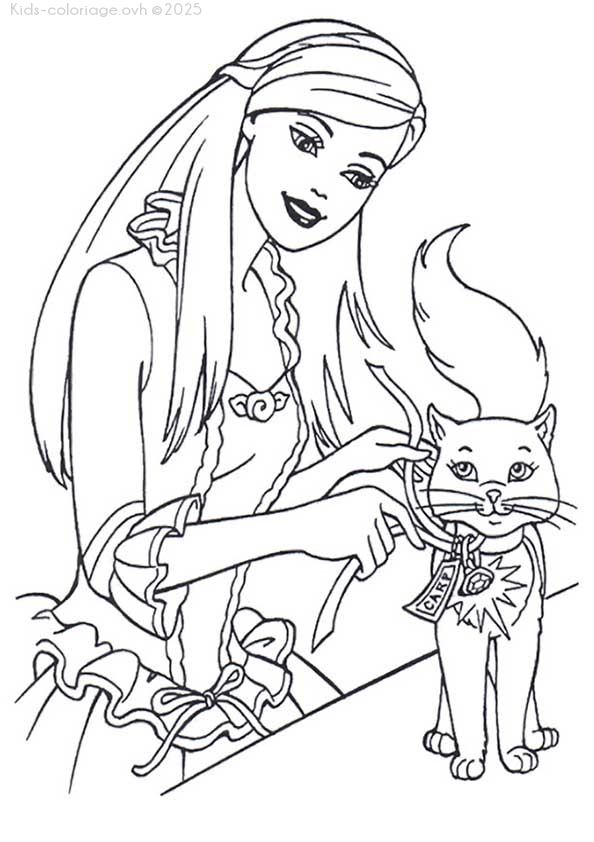 Coloriages gratuits à imprimer Barbie