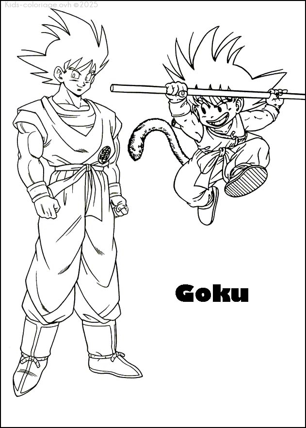 Coloriage à imprimer dragonballz40