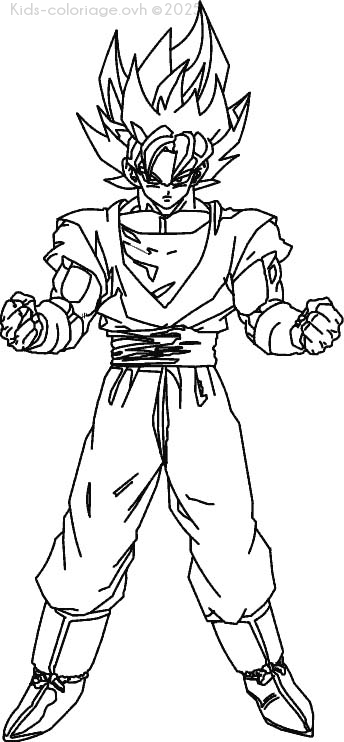 Coloriage à imprimer dragonballz7