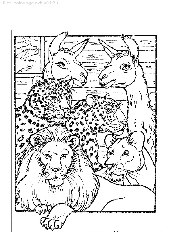 Coloriage à imprimer coloriageanimauxzoo25